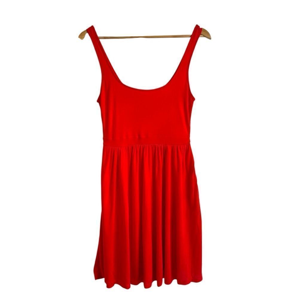 Sunday Best Aritzia Red Sleeveless Scoop Neck Mini Dress Size Small